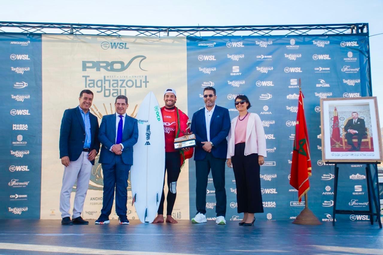 البطل المغربي رمزي بوخيام يحتل المرتبة الثانية في مسابقة “برو تغازوت باي 2025”