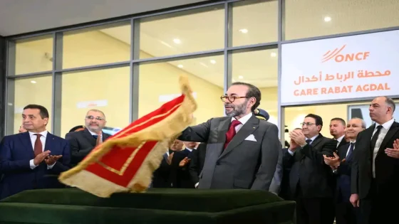الملك يعطي انطلاقة إنجاز خط القطار فائق السرعة بين القنيطرة و مراكش